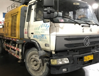 祥希液壓·山推HJC5120THB車載式混凝土泵車 維修記錄實(shí)拍