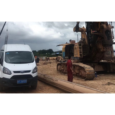 惠州寶峨BG25旋挖鉆機，祥希液壓現場服務記錄